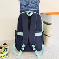 Sac à dos unisexe personnalisé avec logo de marque, imperméable, fermeture éclair, géométrique, en nylon, capacité 20-36L, pour voyages en plein air, sports, étudiants