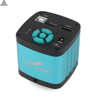Cámara de Microscopio Digital 3.5X-90X 48MP USB VGA 60FPS Microscopio Estéreo Trinocular con Ocular para Soldadura de Circuitos Integrados y PCB Microscopio de Video