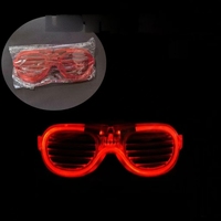 Lunettes de soleil lumineuses à LED clignotantes en ABS, accessoires de fête pour festivals, boîtes de nuit, concerts, costumes, cadeaux de vacances