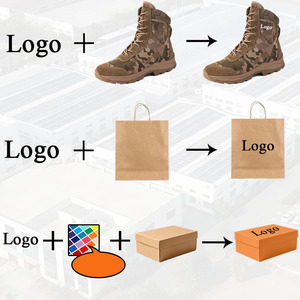 Scarponi Tattici Mimetici di Alta Qualità per Uomo e <span class=keywords><strong>Donna</strong></span>, Suola in Gomma Antiscivolo, Traspiranti con Cerniera Laterale, Scarpe da Escursionismo Outdoor - Product Image 3