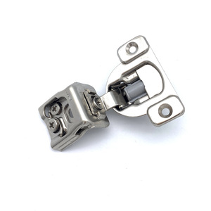 Charnière à bras court de style américain pour installation sur panneau latéral, modèle fin avec fonction d'amortissement réglable en trois dimensions - Product Image 2