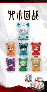 2026 Nuevo EAKI Genuino JJK SITTING CAT PARTY Temporada 2 Figuras de Caja Sorpresa de <span class=keywords><strong>Anime</strong></span> y Dibujos Animados para Colgantes de Bolso y Regalos - Product Image 2