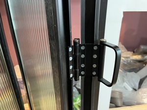 Porte finestre bifold in alluminio <span class=keywords><strong>a</strong></span> fisarmonica pieghevoli insonorizzate - Product Image 4