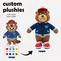 Peluches personnalisées, poupées en peluche, souvenirs sur le thème du castor BALZAC BILLY, peluches Blazaplays, ours en peluche Gusachi personnalisés