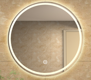 Espejo de baño inteligente moderno de tres colores con control táctil de luz para el hogar, Hotel, apartamento, Villa, clasificación IP44 para uso iluminado - Product Image 2