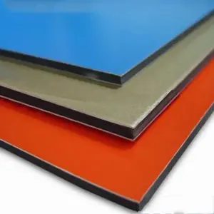 便宜的价格双面颜色ACP /ACM板铝复合板2毫米3毫米山东供应商
