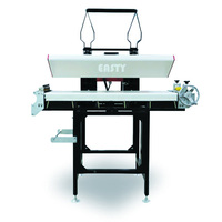 Presse à chaud 25x100cm pour rubans de sublimation, machine de transfert thermique double face sur sangles, impression par sublimation sur rubans