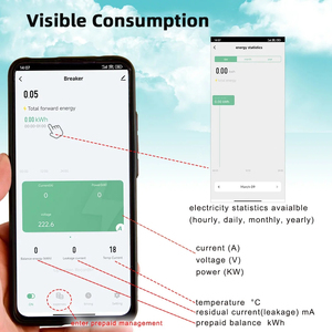 Hot thông minh Power Meter <span class=keywords><strong>Wifi</strong></span> trả trước điện năng lượng Meter với ứng dụng điều khiển nhiều bảo vệ - Product Image 3