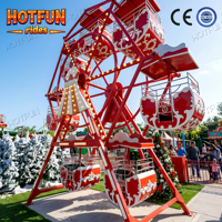 Manèges de Noël : Mini-grande roue, attractions pour parcs d'attractions, centres commerciaux et parcs à thème