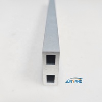 Usine JunYang Alu, profilés en aluminium CNC anodisés par pulvérisation de poudre OEM 6061 6063, diverses formes, découpe, profilés en aluminium extrudés