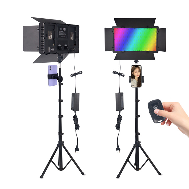 U600 Led Rgb Video Photographic Lighting Dimmable Studio Live Stream Makeup Video Led Ring Light