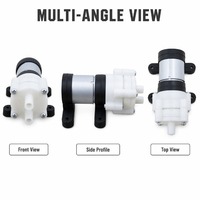 Pompe à eau à diaphragme 385 DC, micro-pompe haute performance 6-12V pour les infuseurs à thé et les pièces détachées d'appareils électroménagers de petite taille