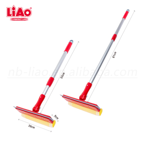 Liao Chuyên Nghiệp Cầm Tay Có Thể Điều Chỉnh Cửa Sổ <span class=keywords><strong>Cleaner</strong></span> Dài Xử Lý Đôi Bên Miếng Bọt Biển Squeegee Cho Làm Sạch Cửa Sổ Kính - Product Image 6