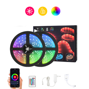 Tira de luces Led Rgb, lámpara con control remoto táctil de 220V, venta directa de fábrica - Product Image 4