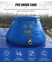 Réservoirs d'eau anti-fuite 5000 litres 10000 litres Stockage Réservoir d'eau en PVC adapté aux poissons pour l'élevage de poissons