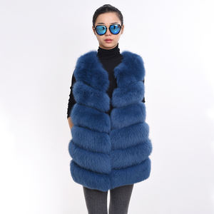 المصنع بسعر الجملة صدرية فرو الثعلب سترة فرو روسية للنساء الشتاء - Product Image 4