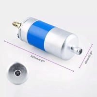 Pompa Bahan Bakar 0580254910 0580254922 893906091A Elektrik Eksternal 12V 5Bar 120L/H Inline EFI Model 6002 untuk W123 W124 6