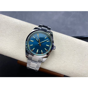 ساعات العلامة التجارية الشهيرة الفاخرة الزجاج الأخضر إبرة البرق حركة crafous فولاذ مقاوم للصدأ كبار الغواص تصميم رجال - Product Image 4