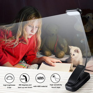 Lampe de lecture LED réglable avec pince flexible, 5 LED, lampe de bureau flexible pour lecture nocturne, blanc froid - Product Image 5