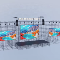 Sistema de andamios Ringlock Layher galvanizado en caliente, con recubrimiento de zinc estándar para soporte estable de sistemas de audio Line Array