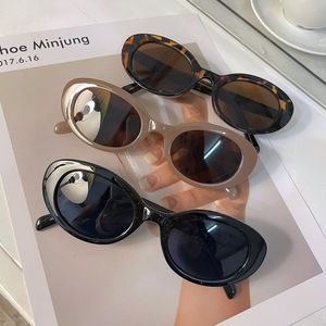 Vintage Oval Small <b>Frame</b> Sun Glasses Fashion Custom High Quality <b>Frame</b> Y2K Outdoor Luxury Women Sunglasses Luxury Glasses - Product Image 2