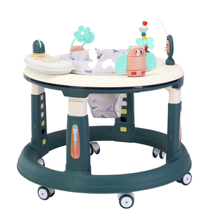 Trotteur Bébé Réglable Avec Plateau Musical - Siège Pivotant 360° Et Roues Silencieuses - Pour 9 à 18 Mois Et Plus