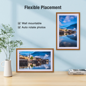 21.5 "Uhale Smart WiFi À Distance Cadre Photo Diaporama Affichage Partage <span class=keywords><strong>Auto</strong></span> Diaporama Publicité Lecteur Cadre Photo Numérique - Product Image 5