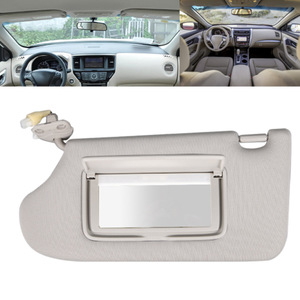 Parasol para Nissan Teana 2013-2016, Gris, Lado Izquierdo, con Luz LED, Montado en el Techo, con Espejo - Product Image 1