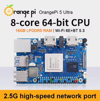 Placa de Desarrollo Orange Pi 5 Ultra, Computadora de Placa Única Rockchip RK3588, Estándar de Doble y Octa Núcleo, LPDDR5