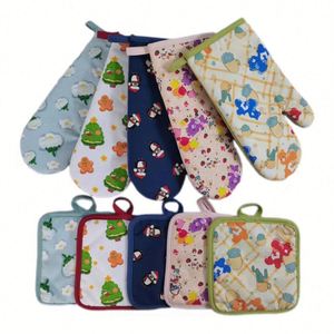 Maniques de cuisine et dessous de plat en coton imprimés sur mesure, vierges pour sublimation, accessoires de cuisine haut de gamme, cadeaux d'entreprise - Product Image 1