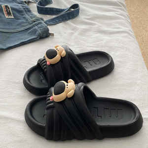 รองเท้าแตะแบบสวมครึ่งเท้าบุขนแกะสำหรับผู้หญิง รุ่นใหม่ประจำปี 2025 สำหรับฤดูใบไม้ผลิ ฤดูใบไม้ร่วง ฤดูหนาว พื้นหนาสองชั้น ทำจากผ้าขนสัตว์และผ้าฝ้าย อุ่นสบาย เหมาะสำหรับใส่กลางแจ้ง - Product Image 3