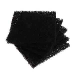 Universal Black Activated Carbon Foam Sponge Air Filter Impregnated Sheet Pad