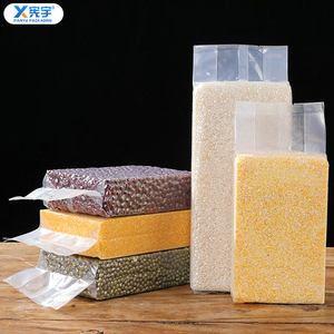 Sac sous vide en brique de riz en nylon de qualité alimentaire clair Pa/pe en plastique thermoscellable pour céréales grossières - Product Image 2