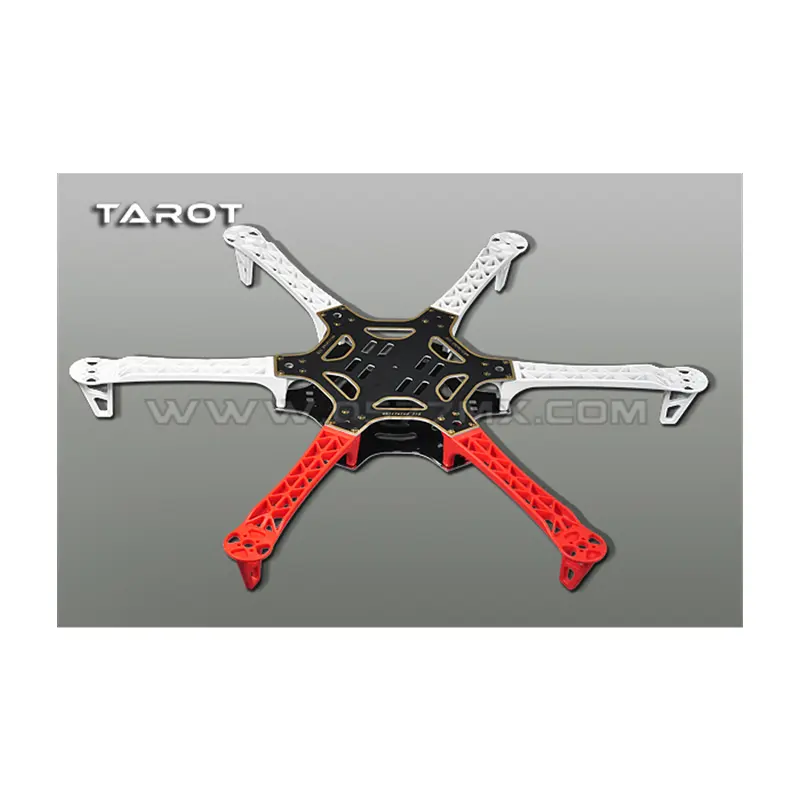 Tarot Hexacopter FY550 Airframe 550mm Kit bingkai, Quadcopter RC helikopter FPV pesawat kendali jarak jauh, mainan Quadcopter bingkai 30A