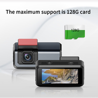 Caméra embarquée 2K 2CH avec écran 3'' FHD, grand angle de vue, connexion à l'application mobile, capteur G, mode parking 24h/24