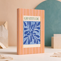 Journal de gratitude relié rigide, non daté, avec questions quotidiennes de pleine conscience, affirmations, carnet A5, planificateur, positivité, soins personnels, cadeau