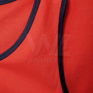 เสื้อกล้ามผู้ชาย ผลิตจากวัสดุคุณภาพดี ออกแบบโลโก้ได้ตามต้องการ ขายดี ราคาสุดคุ้ม พร้อมขอบสีดำ - Product Image 4