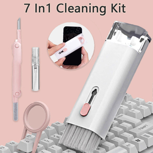 Wholesale Multifunctional 7-in-1 Computer <b>Keyboard</b> Cleaner Brush Kit Earphone Cleaning Pen Phone Screen Keycap - Product Image 3