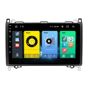 Carplay 64/128GB Android Rádio Do Carro para Mercedes Benz Sprinter B200 11 W906 W639 Classe AB W169 W245 Viano Vito Estéreo GPS Navi