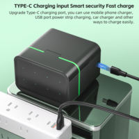 Chargeur de batterie au lithium rechargeable PUJIMAX AA AAA universel, boîte de chargeur de batterie 1,5 V avec charge rapide intelligente, 8 ports