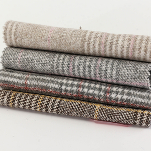 Mới Đến Pha Trộn Sợi Nhuộm Kiểm Tra Đôi Bên Len Vải Polyester Cho <span class=keywords><strong>Overcoating</strong></span> - Product Image 3