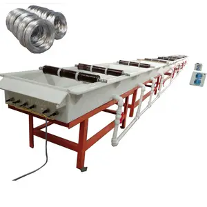fully automatic iron wire zinc coating galvanizing machine / equipment