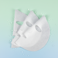 Masque facial en micro-gaze, soin réparateur et régénérant, doux et naturel pour la peau