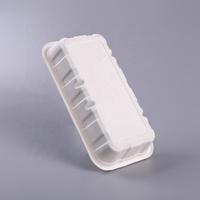 Carton recyclable biodégradable canne à sucre moulé emballage papier fibre plateau expéditeur plateau pulpe insérer électronique alimentaire