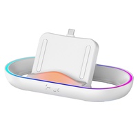 Station de charge PG-P5P02 pour console de jeu PS5 Portal avec support de chargeur lumineux RGB pour accessoires de jeu PS Portal
