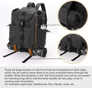 Muestra gratis logotipo personalizado directo de fábrica deporte al aire libre impermeable monopatín mochila escolar hombres deportes monopatín bolsa - Product Image 6