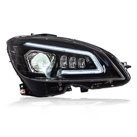 Phares LED modifiés pour Mercedes-Benz Classe C W204 2007-2011 0 Phare LED DRL Clignotant Feux de route 12V