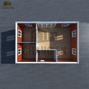 JHCE1 40-футовый двухкомнатный сборный дом (готовый к отгрузке), импортная строительная продукция, сборная вилла, апартаменты, отель, больница - Product Image 4