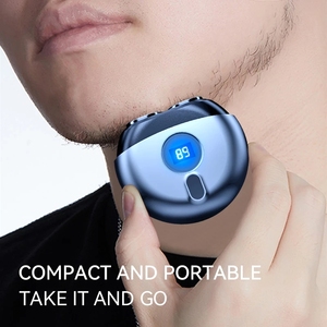 เครื่องโกนหนวดไฟฟ้ามินิยูเอฟโอ ใบมีดคู่ ชาร์จผ่าน USB สำหรับผู้ชาย ใช้โกนหนวดเครา ตัดแต่งขน เหมาะสำหรับใช้ในรถยนต์และในบ้าน - Product Image 4