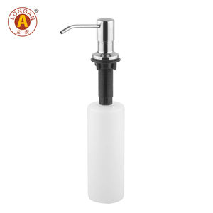 Distributeur de <span class=keywords><strong>savon</strong></span> liquide <span class=keywords><strong>en</strong></span> acier inoxydable de 500 ml, bouteilles à pompe <span class=keywords><strong>en</strong></span> métal, distributeur de <span class=keywords><strong>savon</strong></span> rectangulaire pour évier de cuisine - Product Image 1